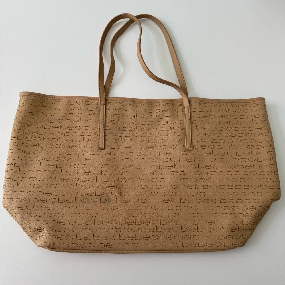 Bebe Large Tote Bag with Tassels
